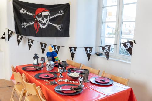 Piratenparty Tischdekoration